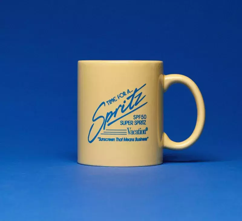 front of the mug